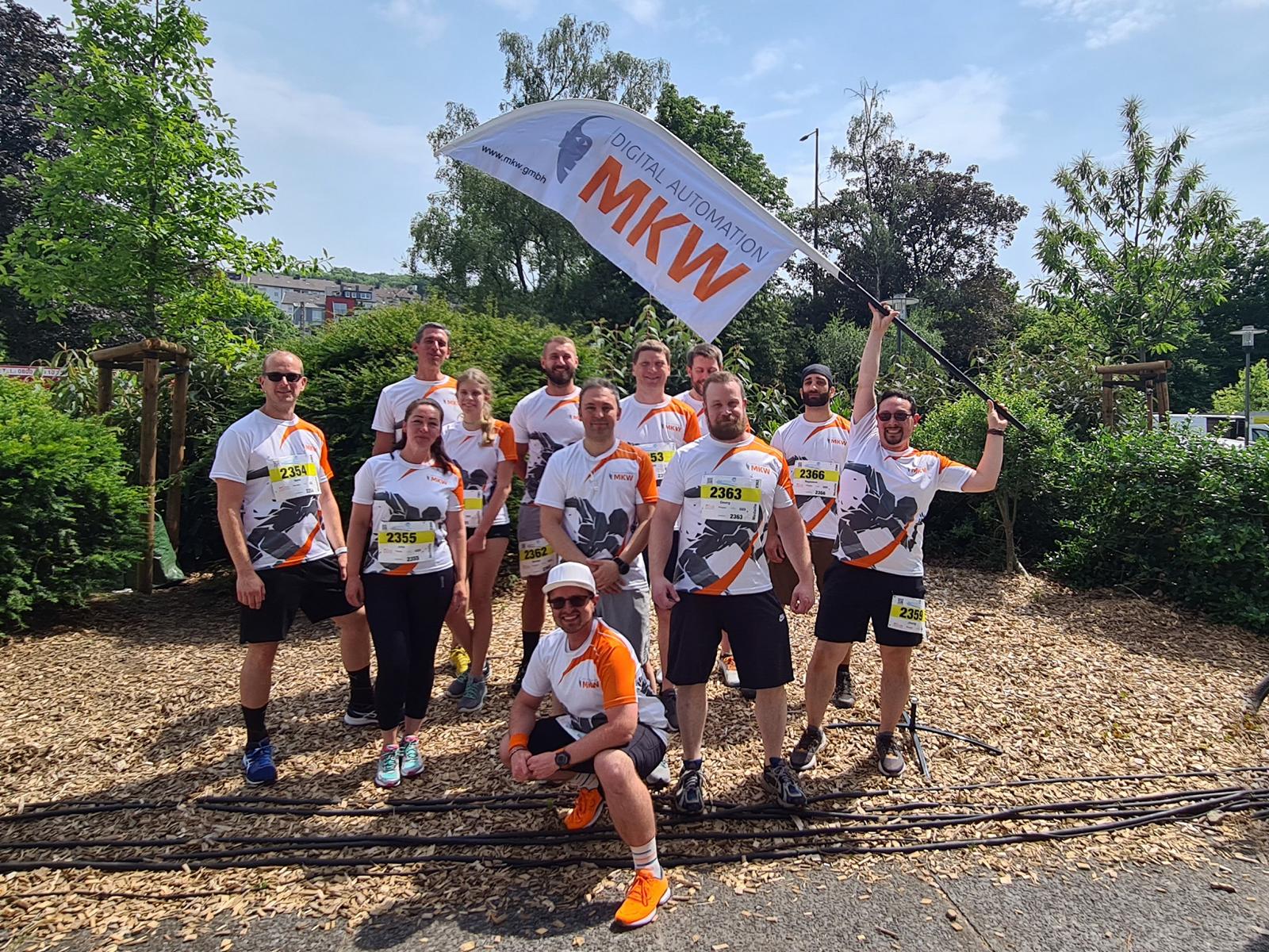 Team MKW startet erfolgreich beim Schwebebahnlauf